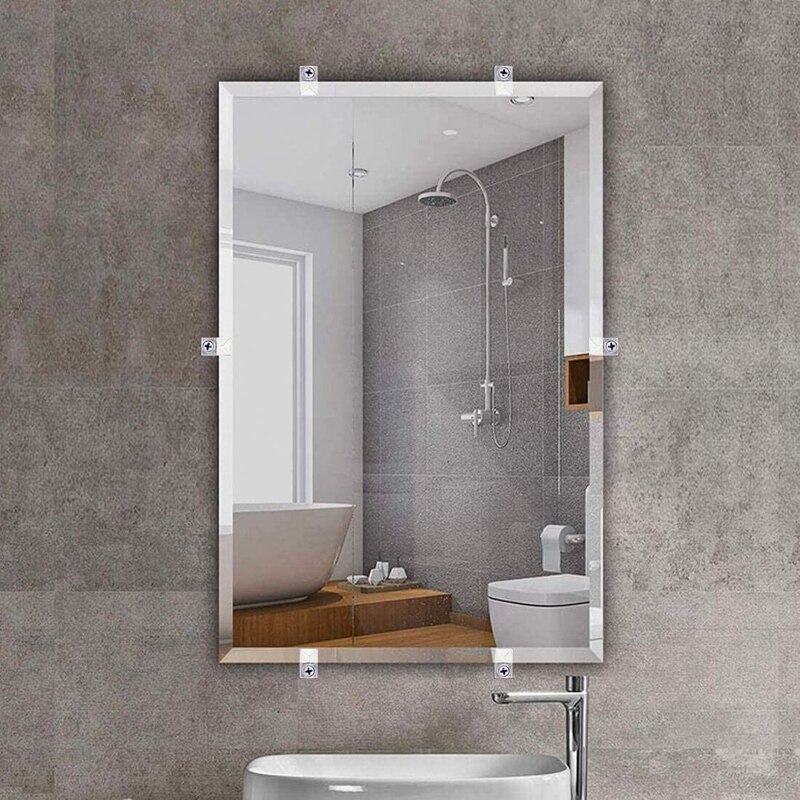 22 Sets Van Spiegel Houder Clips Kit Crystal Clear Plastic Spiegel Clip Spiegel Houder Clips Glas Retainer Clips Kit