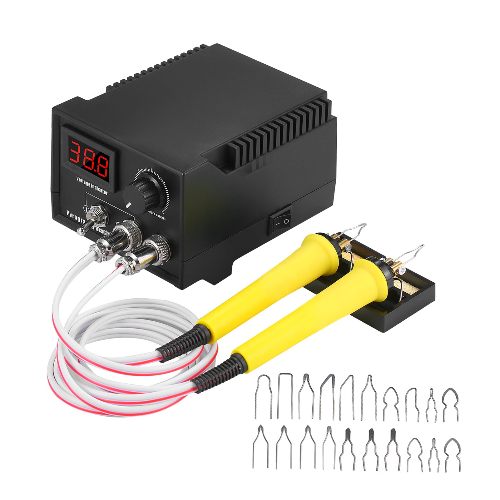 110V-240V Woodburner Houtgestookte Tool Kit Woodburning Pyrography Pirograbador Pen Machine Set Elektrische Soldeerbout