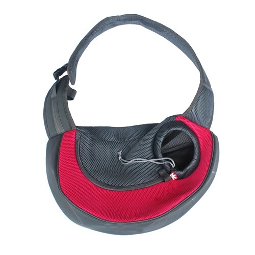 Bolsas de transporte frontales transpirables para perros, bolso grande de hombro de viaje cómodo de malla para cachorros, gatos, pequeñas mascotas, transportadores de mochila: Rosa / M