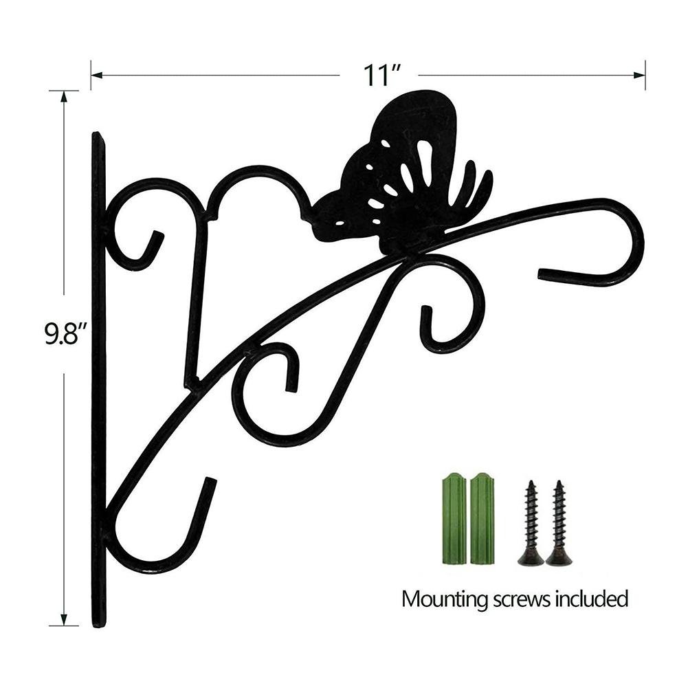 Ijzeren Haak Hang Lantaarn Plant Bloem Pot Smeedijzeren Haken Tuin Decoratie Home Decor Muur Haak Hanger Rack Wanddecoratie