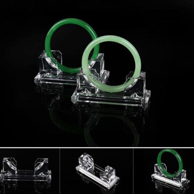 Acrylic Bracelet Jewelry Wrist Watch Display Rack Holder Show Case Stand Tool Clear Plastic Display