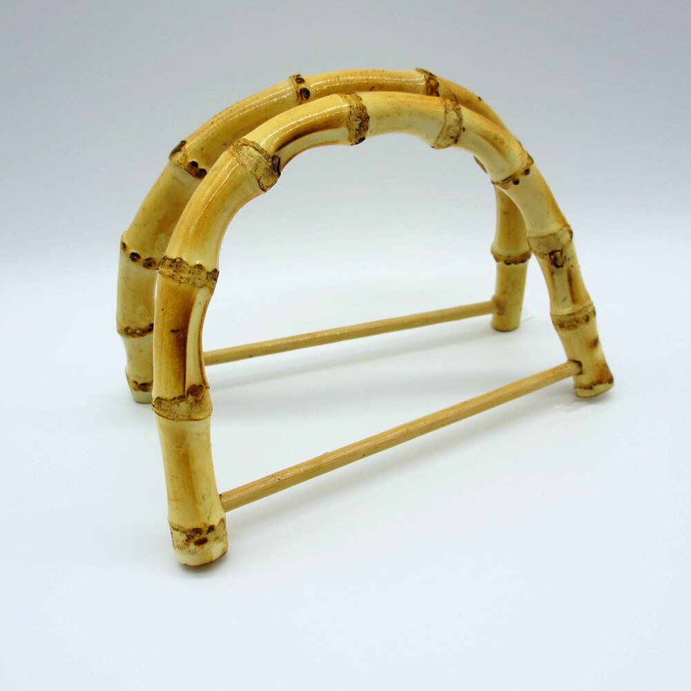 Bamboo Circle Handcrafted Handle Bag Handle Bag Accessory Bamboo Root Handle Circle Handle Environmental Purse Frame For Bag