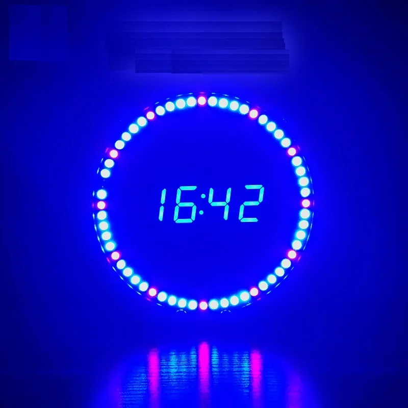 LED Fun Wecker DIY Elektronisches Lötset Digitales LED-Anzeigemodul ohne Autos