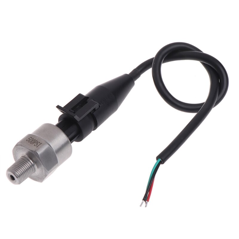 500 psi DC5V 1/8NPT Pressure Transducer Transmitter Sensor Stainless Steel Oil Air Water S05