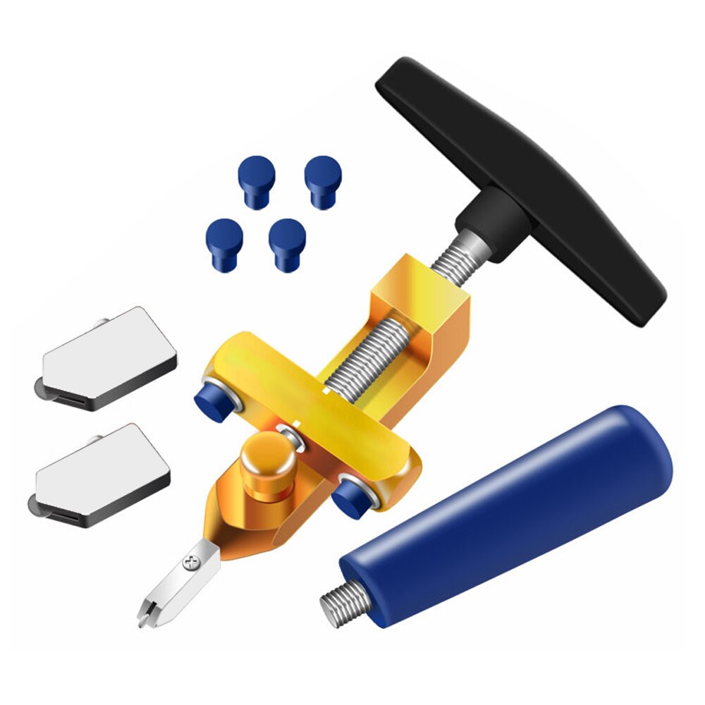 Multitools High-strength Glass Cutter Tile Handheld Multi-function Portable Opener Home Glass Cutter Diamond Cutting Hand Tools: Gold