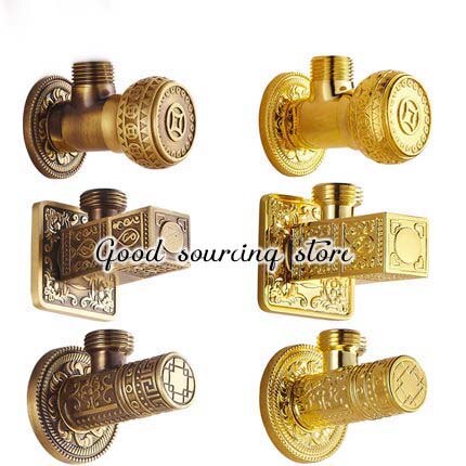 brass two outlet angle valve