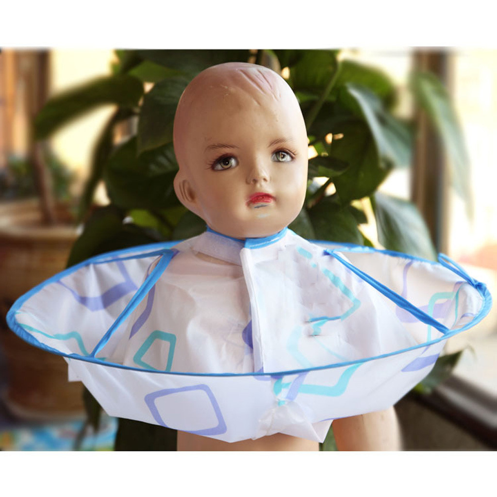 Cartoon Printing Nylon Hair Cloak Kids Hair Cutting Cape Gown Hairdresser Barber Apron Children Hairdressing Supplies