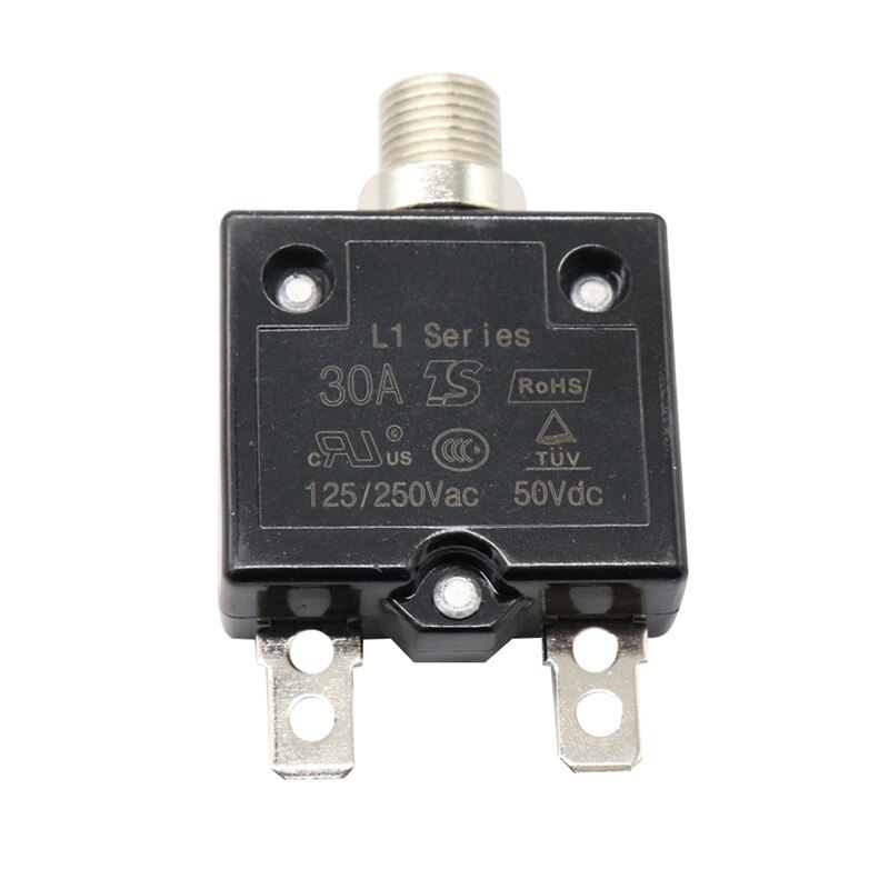 12V 5A 10A 15A 20A 30A Drukknop Zelfherstelbare Thermische Stroomonderbreker Panel Mount Vakmanschap Voor Overbelasting reset #296853