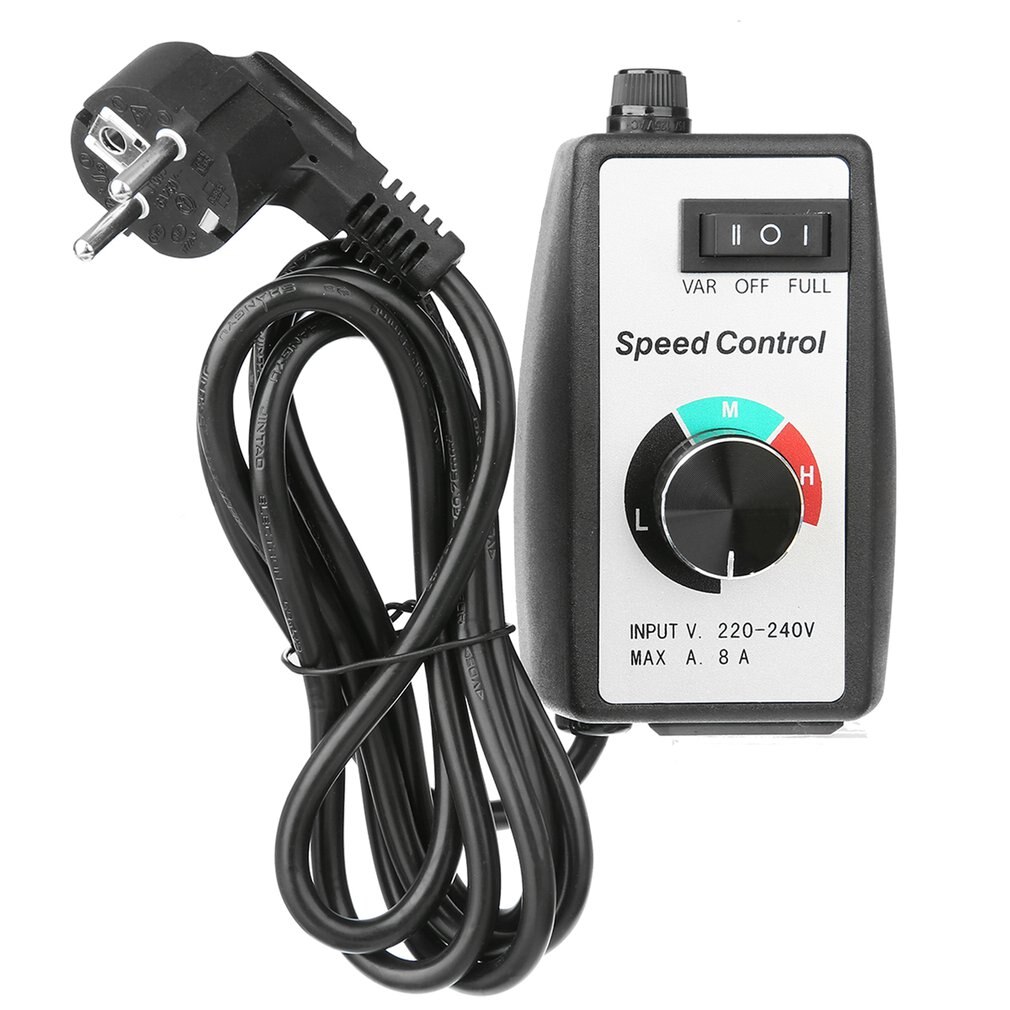 Motor Speed Controller Universele Elektronische Traploze Gouverneur Switch Blower Duct Fan Speed Control Regulator 230V