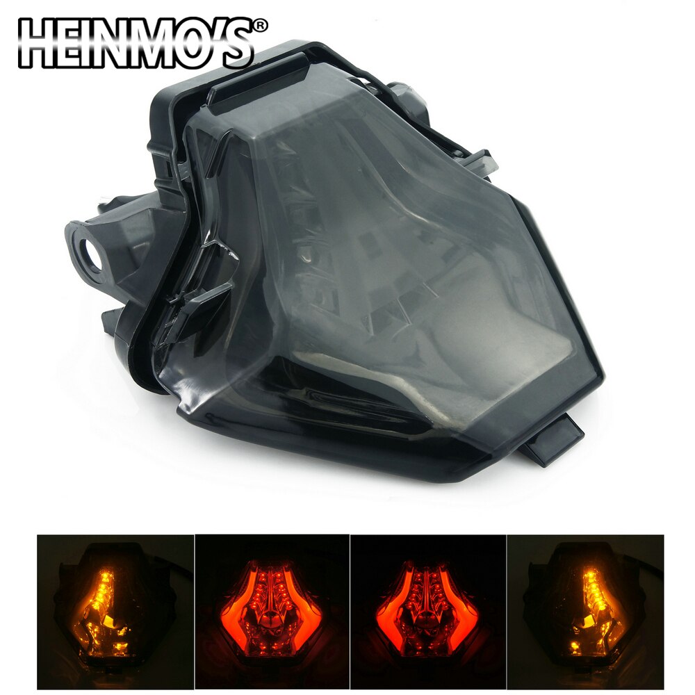 For yamaha  mt07 mt-07 fz07 mt 07 25 03 r3 r25 bak blinklys stopp brems blinklys blinklys motorsykkel led signal