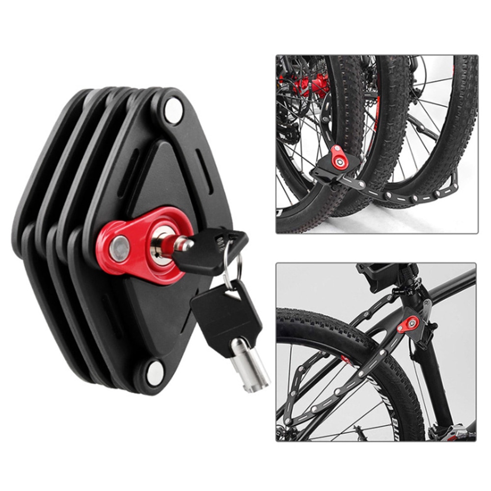 Fietsslot Fietsslot Anti-Diefstal Fiets Alarm Voor Fiets Hangslot Fietsslot Vouwslot Elektrische Motorfiets Slot Hamburg lock