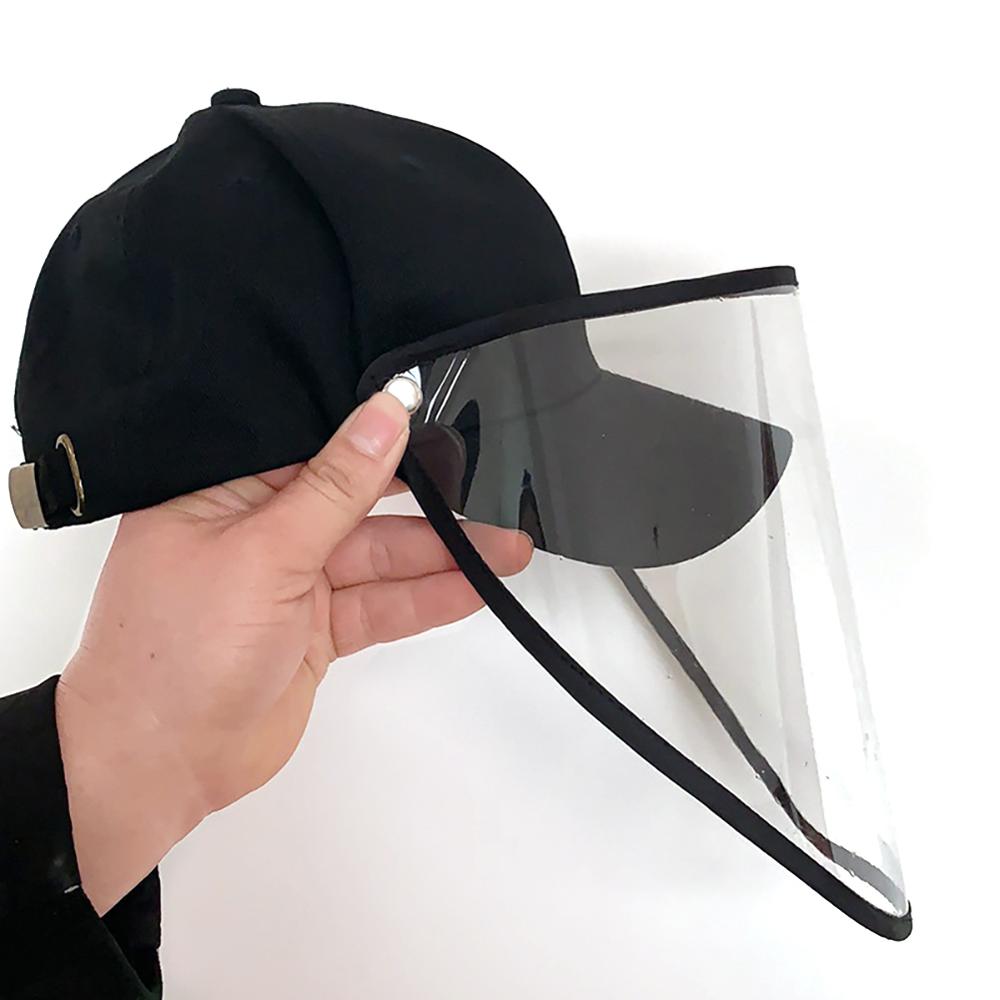 Zomer Anti-Fog Speeksel Beschermende Cap Baseball Cap Gezichtsmasker Zon Zonnehoed