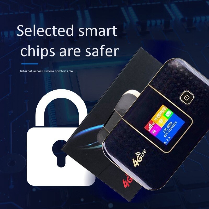 Unlocked 4G Router Lte Wifi Network Card Portable 150Mbps Wifi Router Hotspot 6800Mah Charging for Mobile Tablet Pc