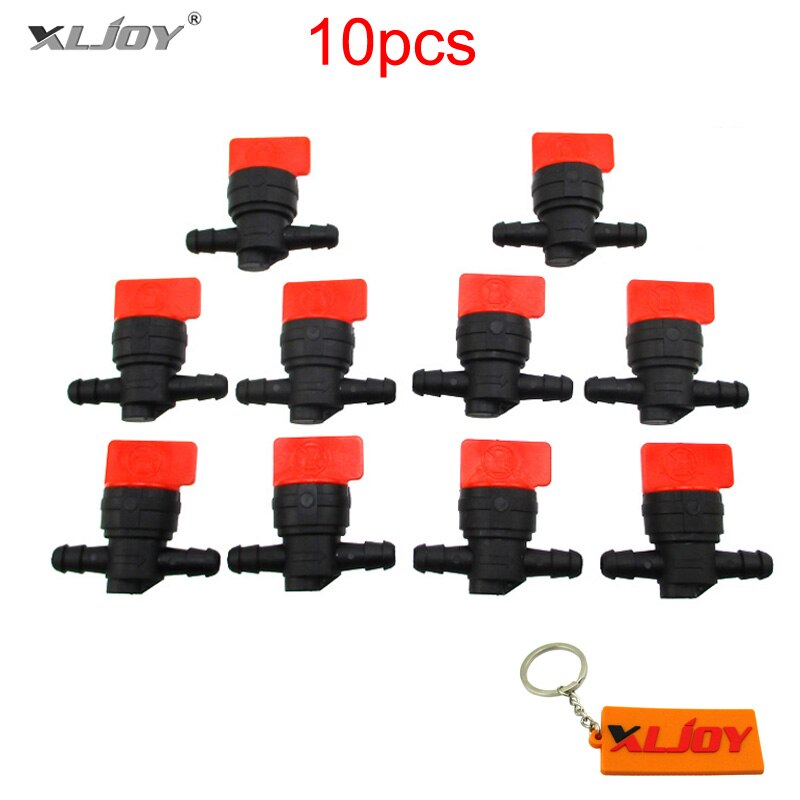 10x 8mm Plastic Inline Fuel Gas Cut Shut off Valve Fit 1/4" ID Fuel Line Motorcycle For Briggs & Stratton 494768 698183