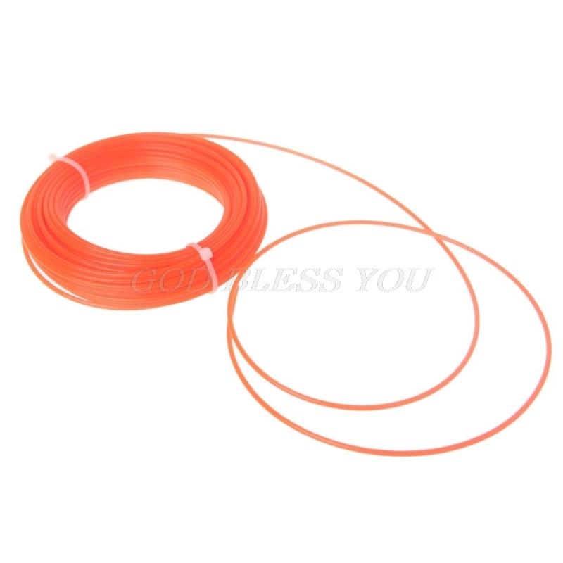 2/2.4/3mm x 15m nylon trimmerilinjaa raivaussahaa trimmerin köysi ruohonleikkurin vaijeri