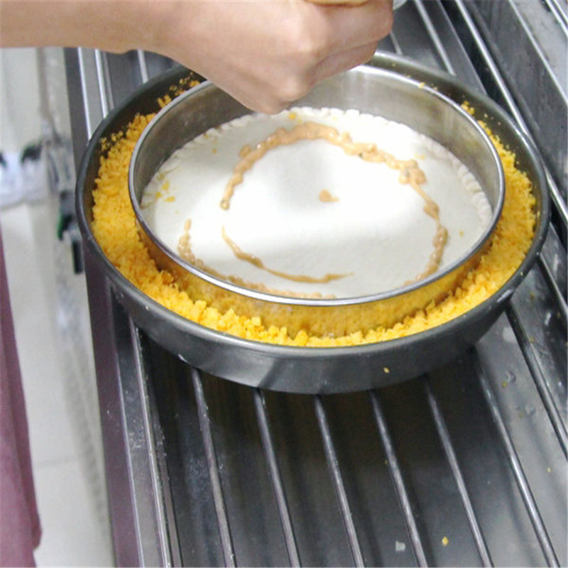 304 Stainless Steel Pizza round Rings for add Sauce Baking pan Ring Pizza Fruit Pie Circle DIY Dessert Decoration Ring tool
