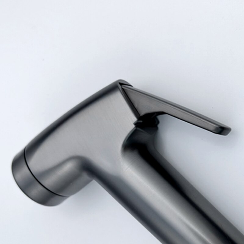 Bidet Sprayer ABS Matt Black Gold Grey Sprayer Toilet Fittings High Pressure Cleaning Shattaff Chrome