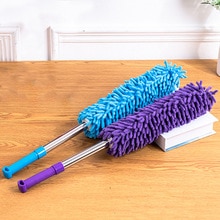 Telescopische Handvat Uitschuifbare Magic Cleaning Veer Borstel Microvezel Stofdoek Veer Borstel Wasbare Handvat Home Dust Verwijder Tool