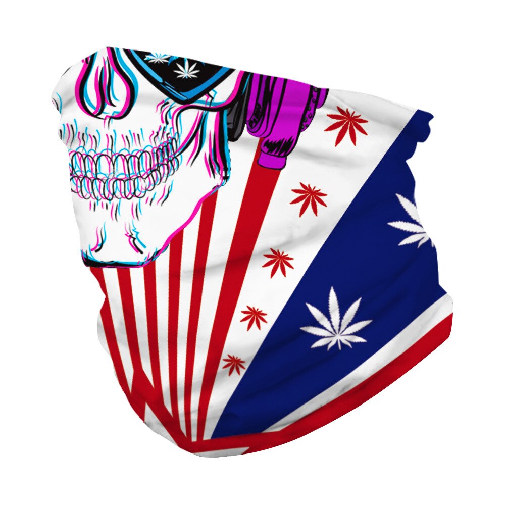 1pc färgglada unisex coola magiska ansikte bandana täckrör hals halsduk pannband utomhus huvudbonader sporttillbehör
