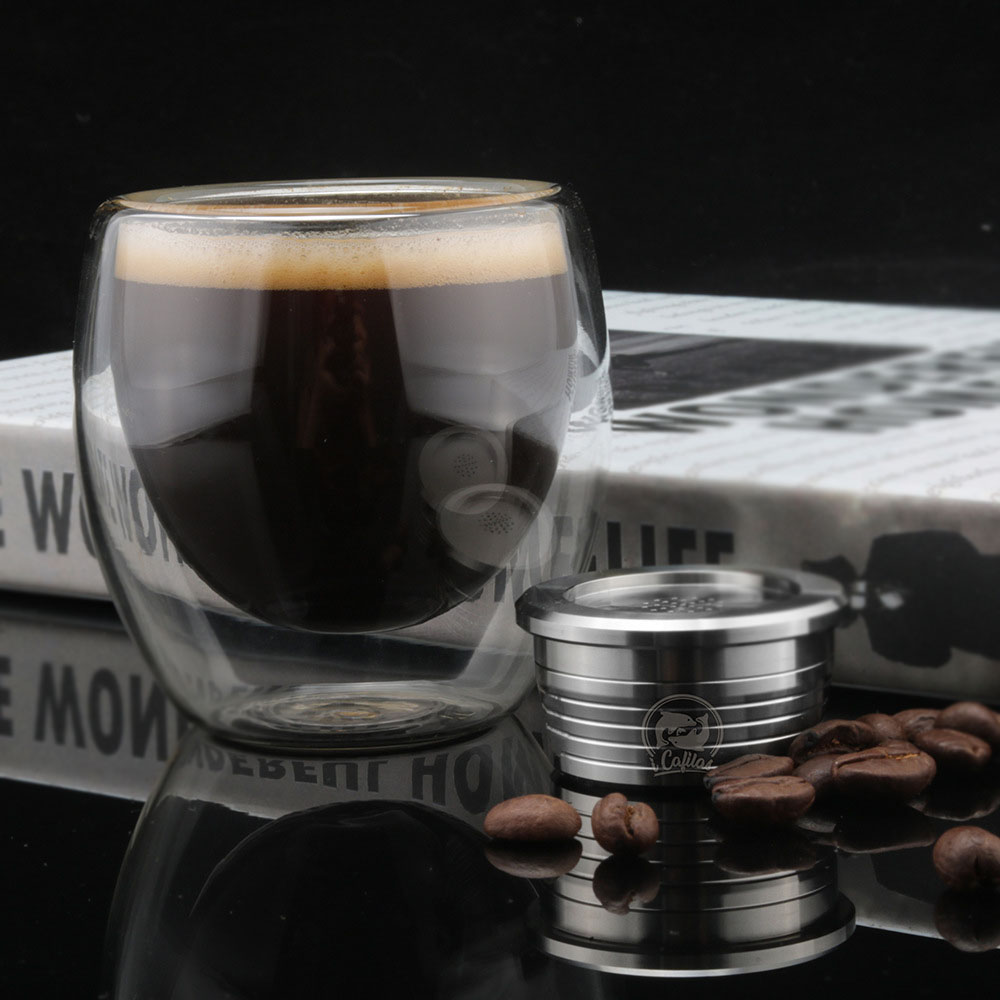 Koffie Capsule Herbruikbare Roestvrij Stalen Filter Kits Voor Delta Q NDIQ7323 Onderdelen Vervanging