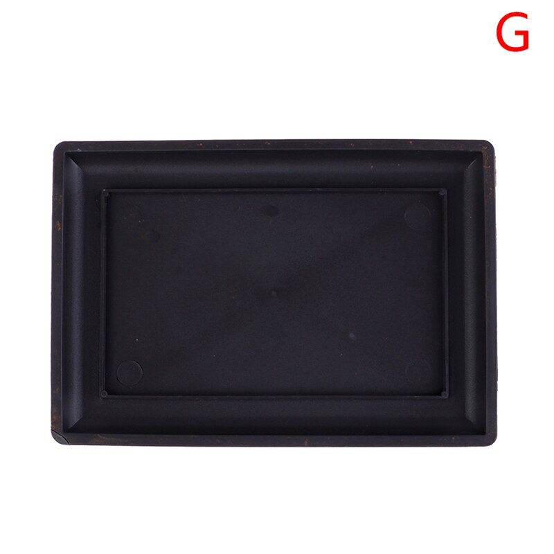 Maceta de plástico de imitación para balcón, macetas cuadradas de plástico para bonsái, cuenco para vivero, jardinera rectangular de imitación: G