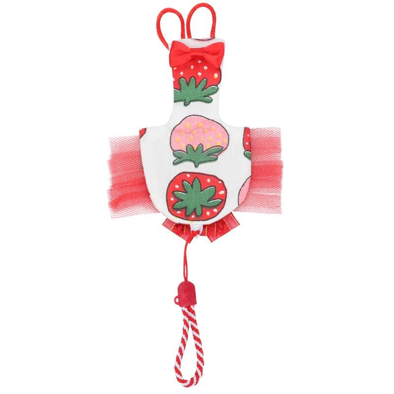 1pc adorável roupas de pássaro pano macio pássaro fralda pet pássaro papagaio vôo terno pano de limpeza suprimentos pássaro: Red L