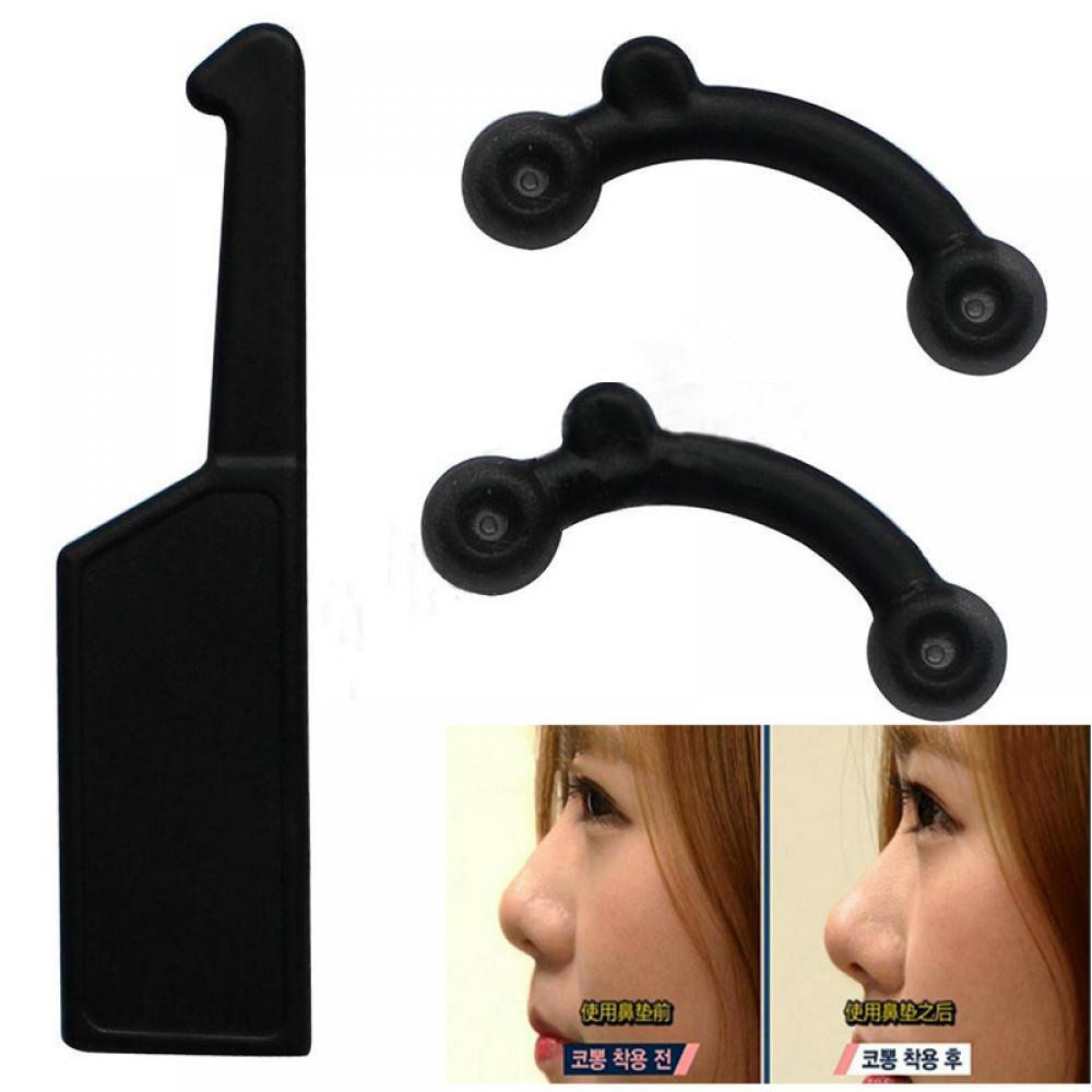 1 Set Women Nose Up Lifting Shaper Nose Bridge Straightening Beauty Clip Corrector Face Massage Tool 3 Sizes No Pain