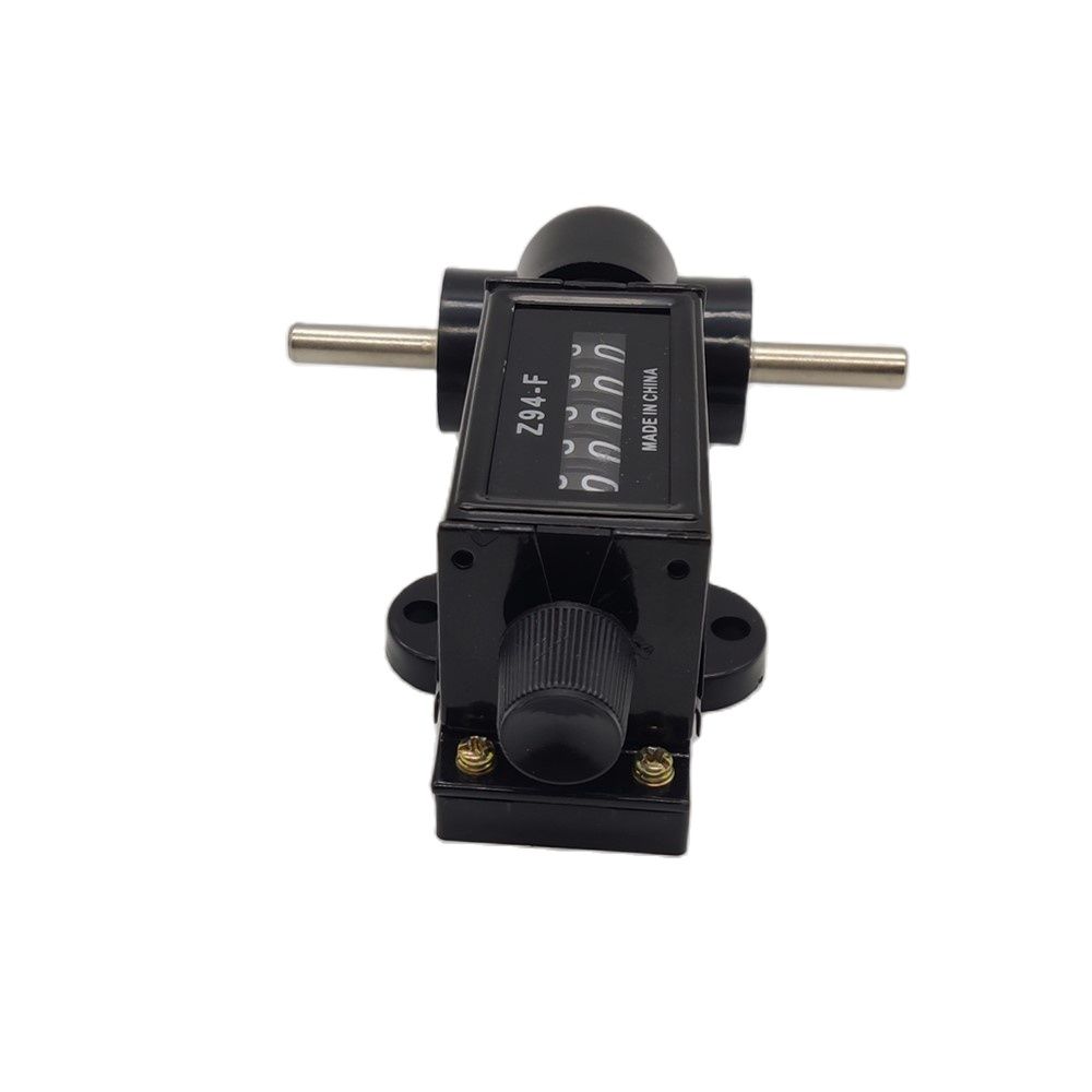 Z94-F Wheel Mechanical Meter Counter 5 Digital Counters For Cable Plastic Film Leather Length Measurement.