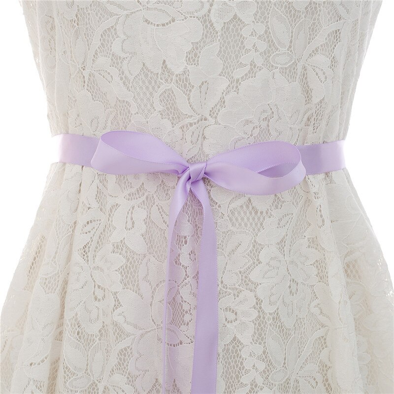 Cinturón de boda de perlas hecho a mano de diamantes de imitación vestido con cinturón Ceñidor accesorios de novia baratos: Light Purple