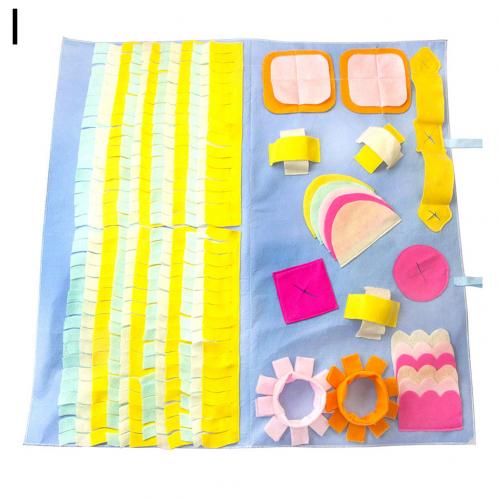 Pet Dogs Detachable Sniffing Pad Feeding Training Carpet Foraging Mat Cushion Litter Mat Toy Training Cats Scratch Guards Board: I