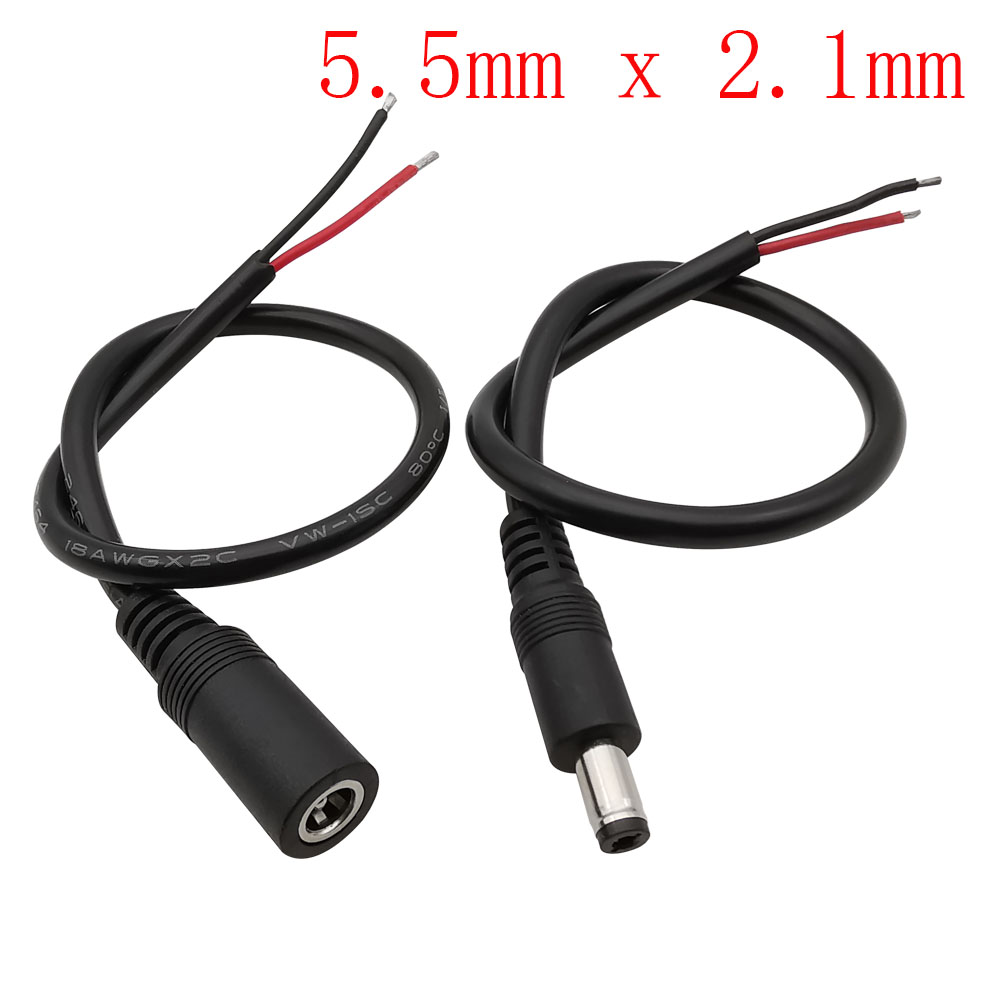 Connettore cc 2.1*5.5 5.5*2.5MM Jack di alimentazi... - Grandado Connettore cc 2.1*5.5 5.5*2.5MM Jack di alimentazi... - Grandado