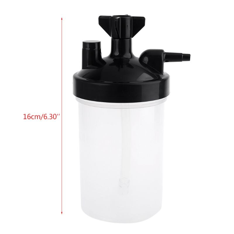 Botella de burbujas de oxígeno de alto flujo-humidificador de humedad botella de agua para oxígeno
