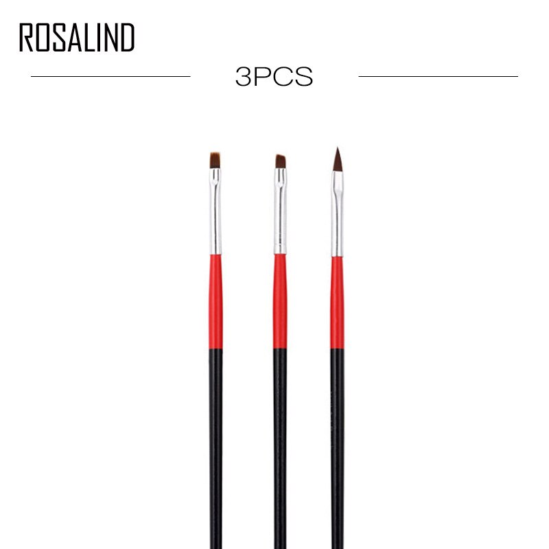 ROSALIND Nail Brush 20Pcs/Set Nail Brushes Set Dotting Painting Drawing Nail Art Tools Polish Brush Pen nails manicure: N5163