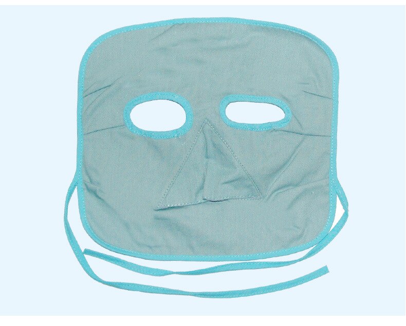 Masque de protection anti-radiation à ondes électromagnétiques, couverture de protection faciale, masques de protection électriques EMW EMP EMF: Turquoise