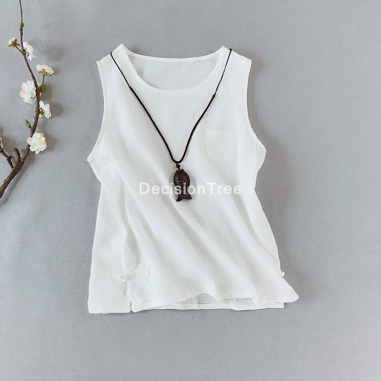 China tops blusa tang antiguo estilo chino manga completa cheongsam camisas servicio de té de algodón de lino hanfu abrigo chaqueta: color4