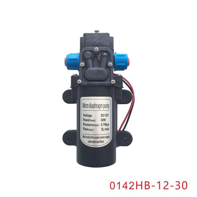 30w dc 12v 24v landbrukshus mikro elektrisk membranpumpe mini selvsugende sugevannpumpe sprøyte bilvask 12 24 v: 0142hb-12-30