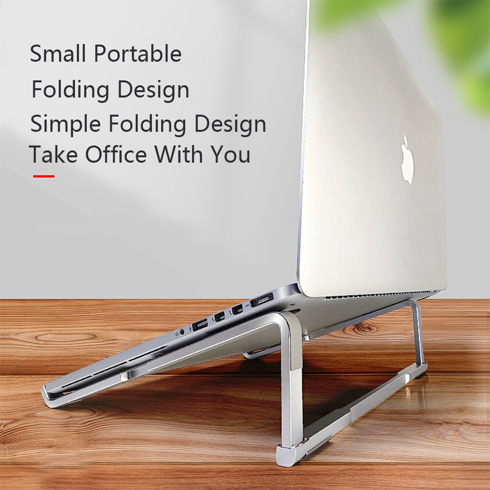 Verticale Laptop Cooling Stand Aluminium Lichtgewicht Laptop Stand Opvouwbare Tablet Stand Beugel Laptop Houder Voor Macbook Xiaomi