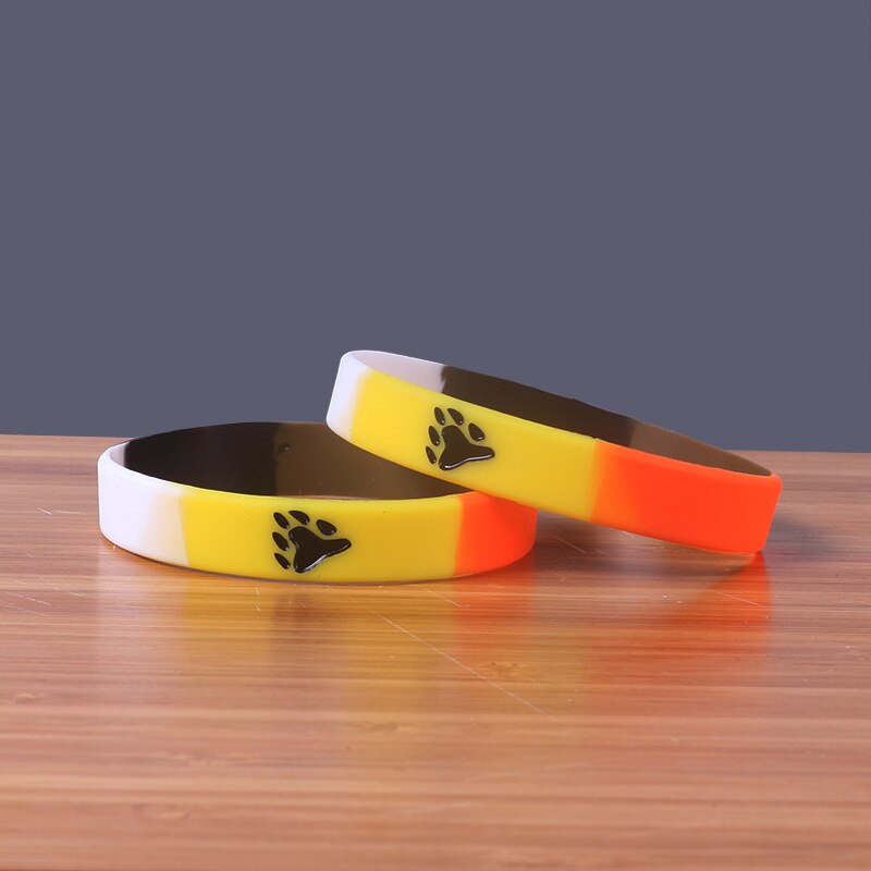 PBR177(1), Bear Pride LGBT Pride Gay Pride Lesbian Awareness Wristband Silicone Rubber Bracelets Give Away