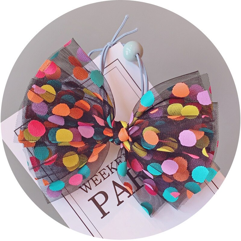 Laço grande bowknot princesa hairpin bebê menina moda bonito beleza grampo de cabelo criança garoto glitter dot barrette headwear