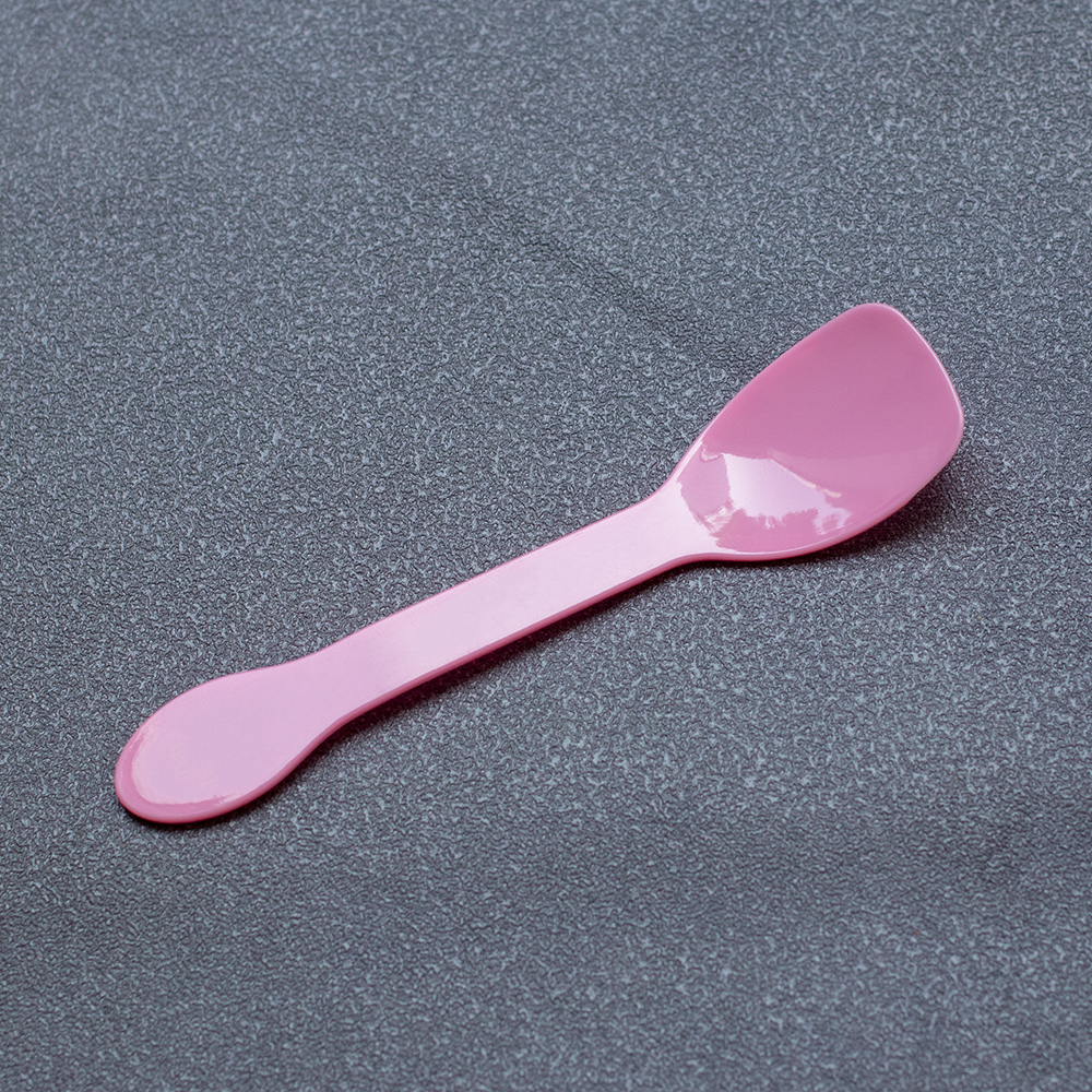 36/50Pcs Verschillende Kleur Biologisch Afbreekbaar Mini Plastic Lepel Wegwerp Flarware Lepel Voor Dessert: Pink / 36pcs