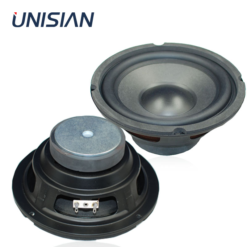 Unisian 6.5 Inch Midrange Bass Speaker 6.5 &quot;4Ohm 30W Hifi Audio Woofer Luidspreker Voor Home Theater Versterker Geluid systeem