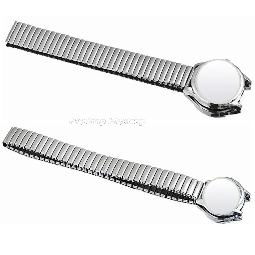 Edelstahl elastisches Armbinde 12mm 14mm 16mm 18mm 20mm 22mm Metall strecken Expansionsband Männer Frauen Ersatzarmband