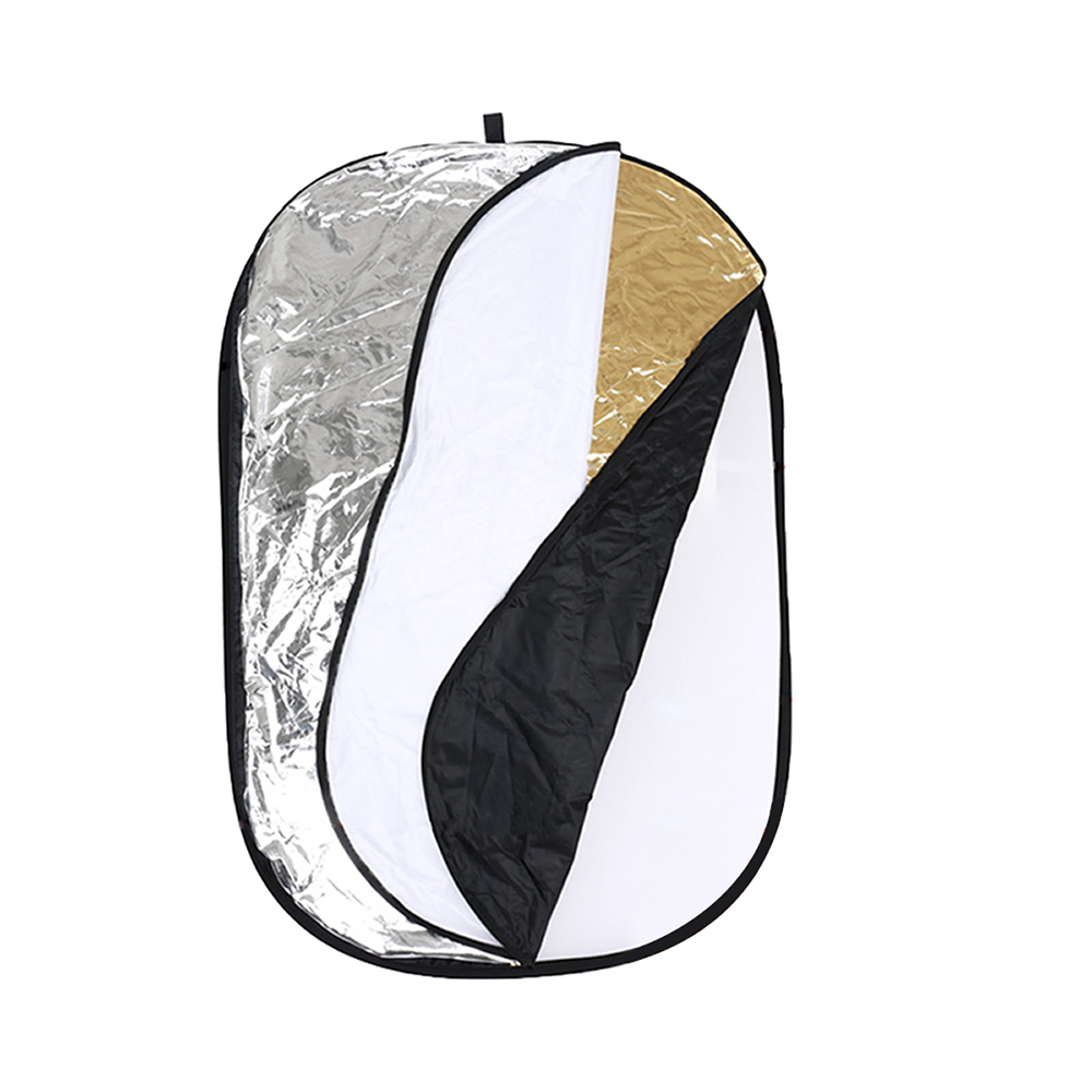 Portable 60x90cm Oval Reflector For Indoor Outdoor Shooting Foldable Photography Studio Photo Collapsible Light Reflector