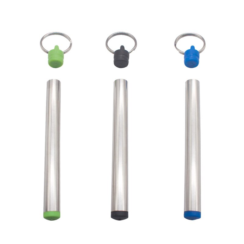 304 Food Grade Stainless Steel Packing with Keyring for Straws Easy Carrying