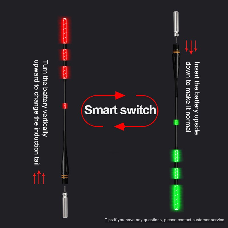 Smart Fishing Float Gravity Sensor Led Electric 2g 5g 7g 10g Great Buoyancy Pose Bobbers Without Battery Glow Stick Summer
