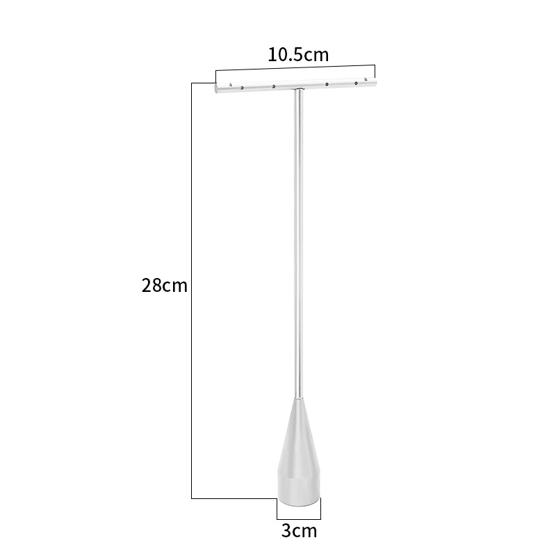 Stojak Ekspozycyjny na Kolczyki Biżuterię Wieszak Metalowy Wieża Organizer na Kolczyki Sztyfty Półka robić Przechowywania: Jasne