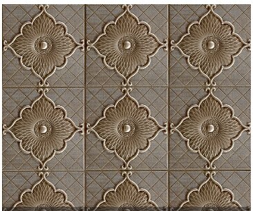 3D Muurstickers Plafond Sticker Dak Decoratie Schuim Behang Stereo Waterdicht Diy Tv Achtergrond Behang Sticker: coffee / 1pcs 70X70cm