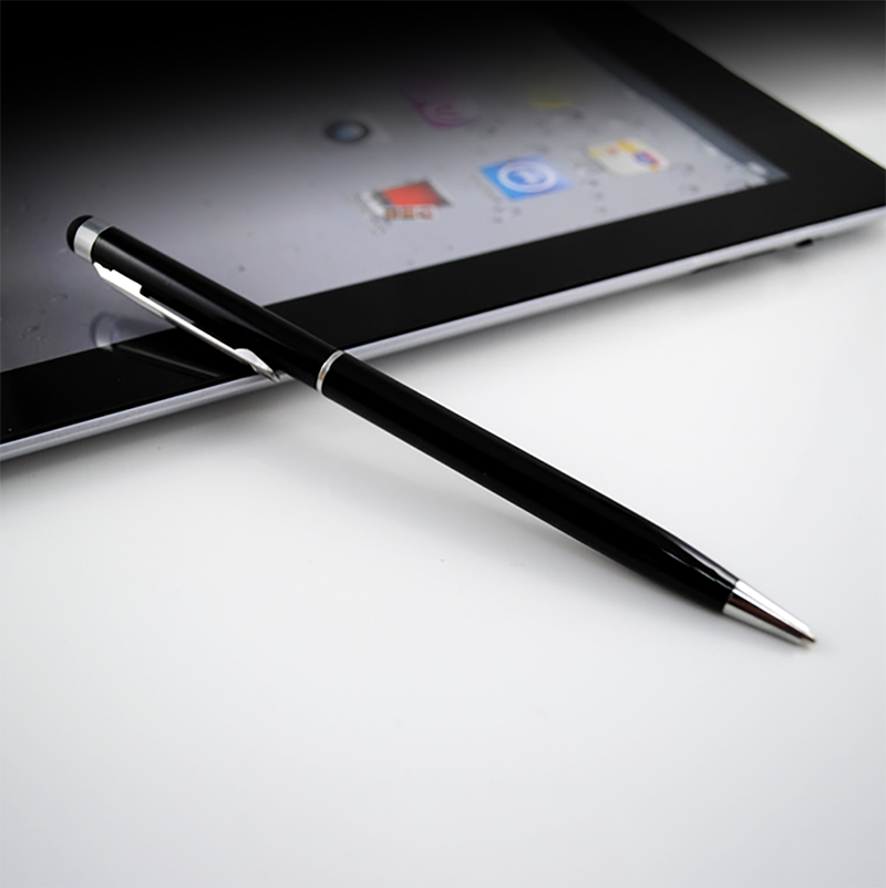 Lapiz Tactil para Tablet Movil Con Boligrafo Lapiz para iPad Stylus Pen para iPad Doble Funcion Accesorio para Tablets Moviles Material de Oficina Envio Plaza