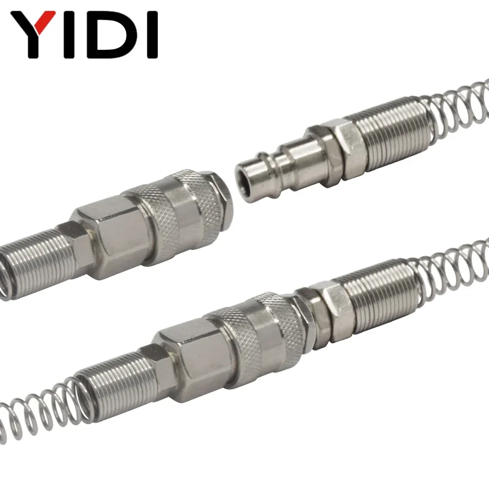 EU Air Couplings with Spring Fittings Pneumatic Air Hose Quick Release Fitting Connector Tube Couplers EU SP PP 20 SP20 PP20