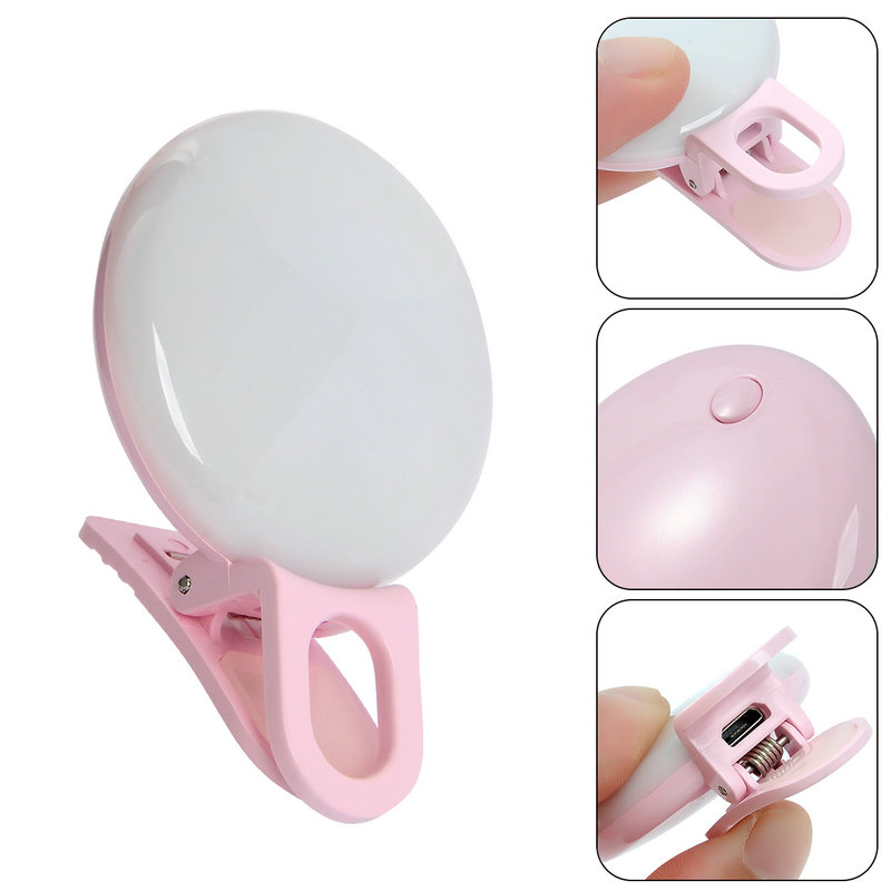 Led Fill Light USB Rechargeable Camera Enhancing Photography Selfie Light For iPhone Selfie Flash LED selfie Light For Samsung